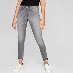 Athleta Sculptek Skinny Jeans Size 6 Gray Wash Ankle Length Good Pre-Owned Cond.